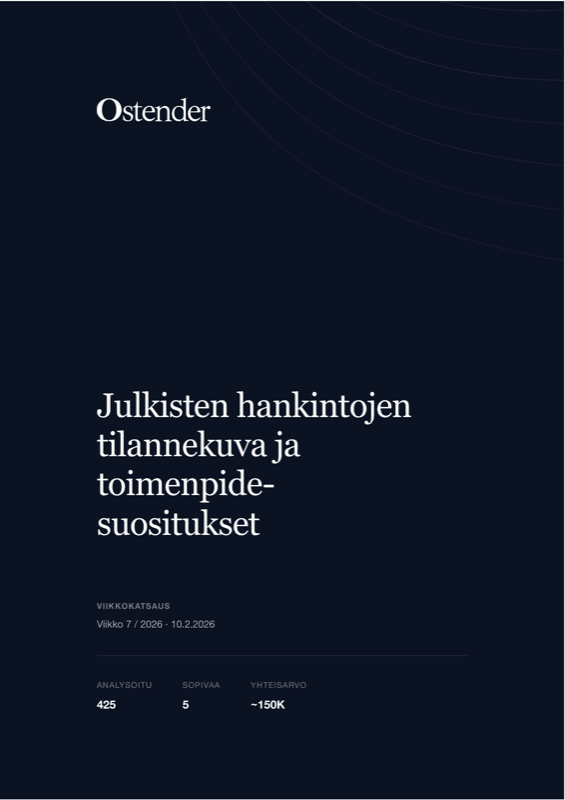 Ostender viikkokatsaus kansi